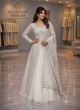 Load image into Gallery viewer, Exquisite Long-Jacket Lehenga Set