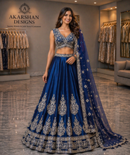 Load image into Gallery viewer, Silk Lehenga Set
