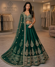 Load image into Gallery viewer, Silk Lehenga Set
